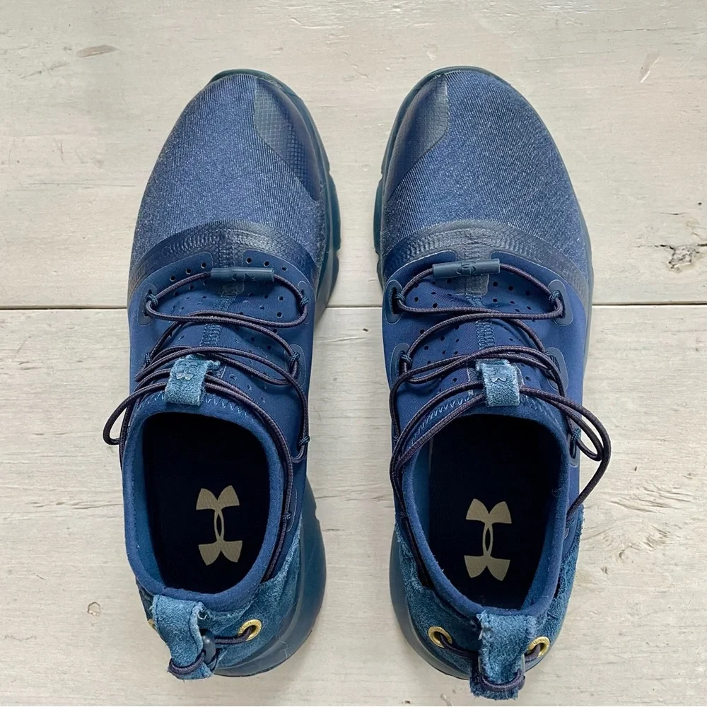 Under Armour Women’s Charged Bandit 3 Midnight Blue Athletic Running Shoes Sz 8